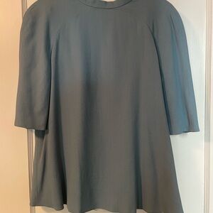 Elegant Blue Women's Top